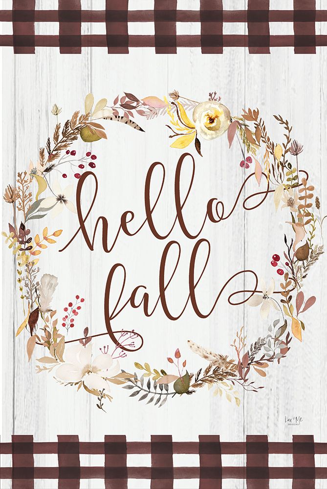 Hello Fall art print by Lux + Me Designs for $57.95 CAD