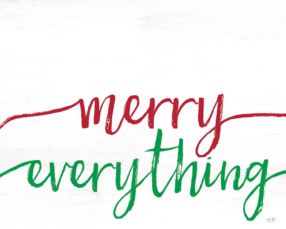 Merry Christmas art print by Lux + Me Designs for $57.95 CAD