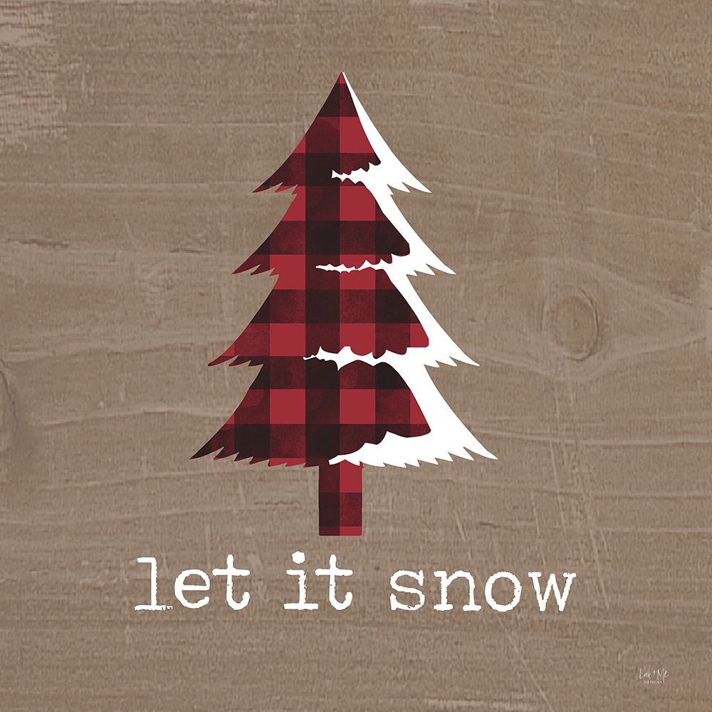 Let It Snow art print by Lux + Me Designs for $57.95 CAD