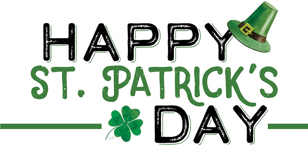 Happy St. Patricks Day art print by Lux + Me Designs for $57.95 CAD