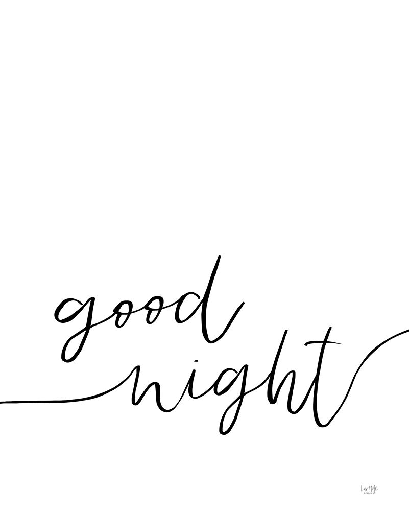 Good Night Set 1 of 2 art print by Lux + Me Designs for $57.95 CAD