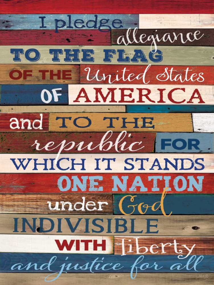 Pledge of Allegiance art print by Marla Rae for $57.95 CAD
