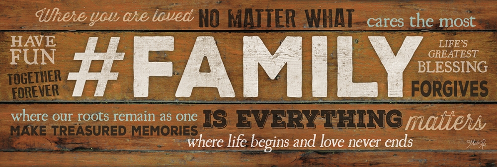 FAMILY is Everything art print by Marla Rae for $57.95 CAD