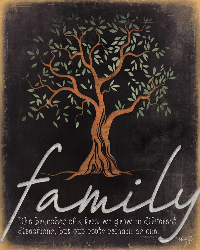 Family - Like Branches of a Tree art print by Marla Rae for $57.95 CAD