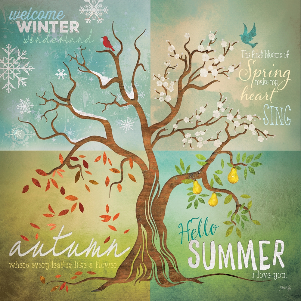 Four Seasons Tree art print by Marla Rae for $57.95 CAD
