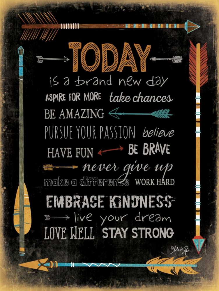 Today is a Brand New Day art print by Marla Rae for $57.95 CAD