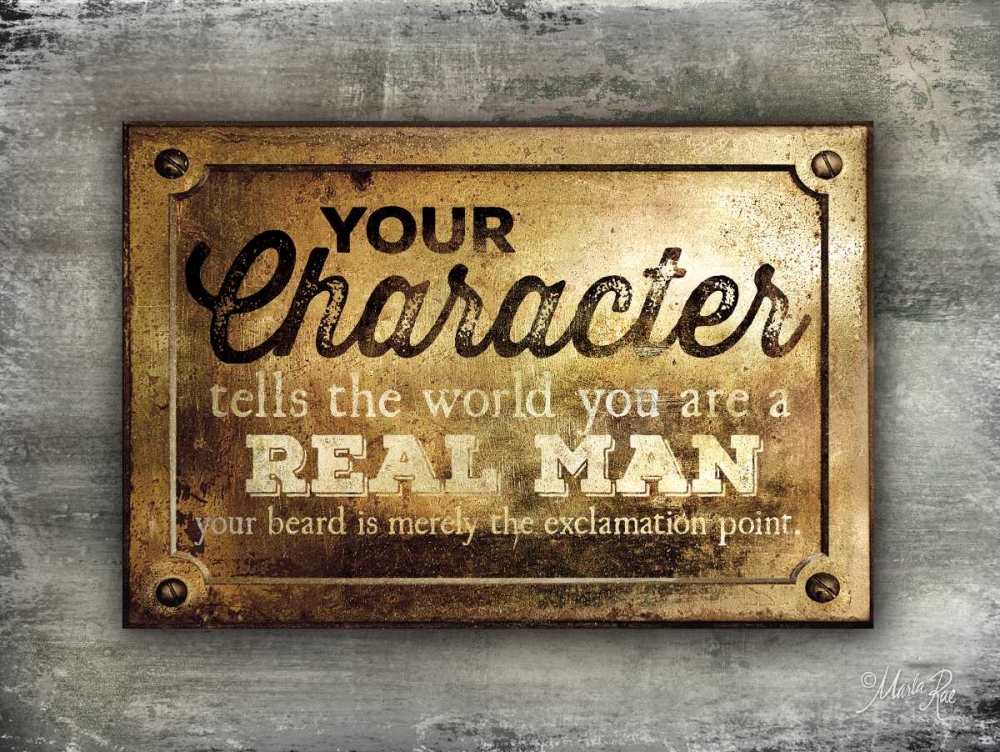 A Real Man        art print by Marla Rae for $57.95 CAD