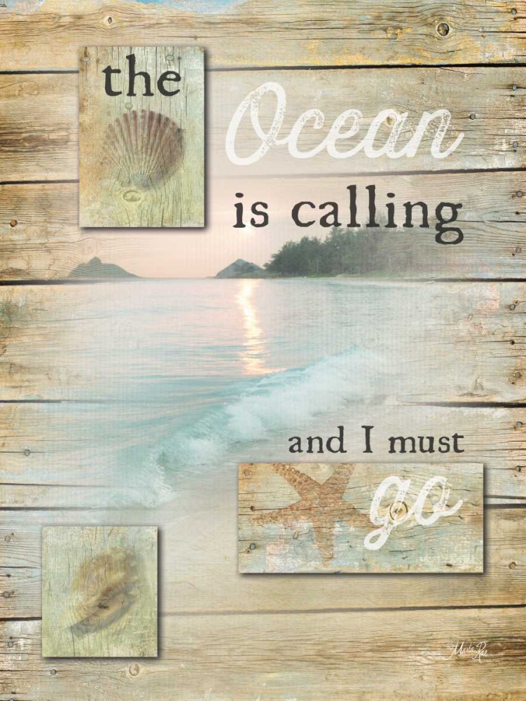 The Ocean is Calling    art print by Marla Rae for $57.95 CAD