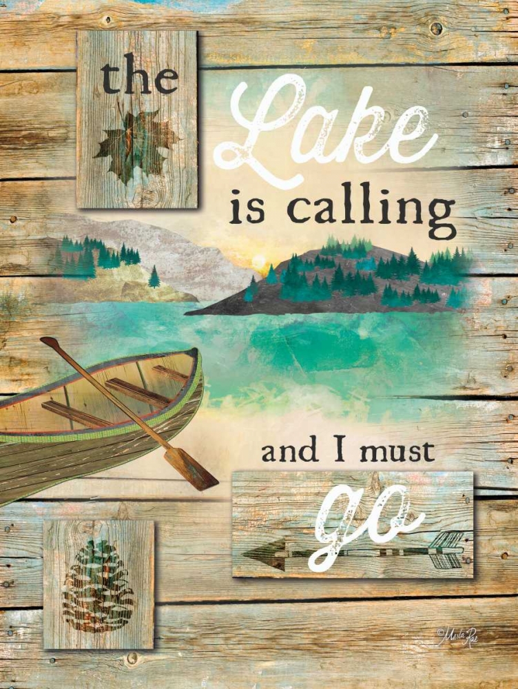 The Lake is Calling art print by Marla Rae for $57.95 CAD