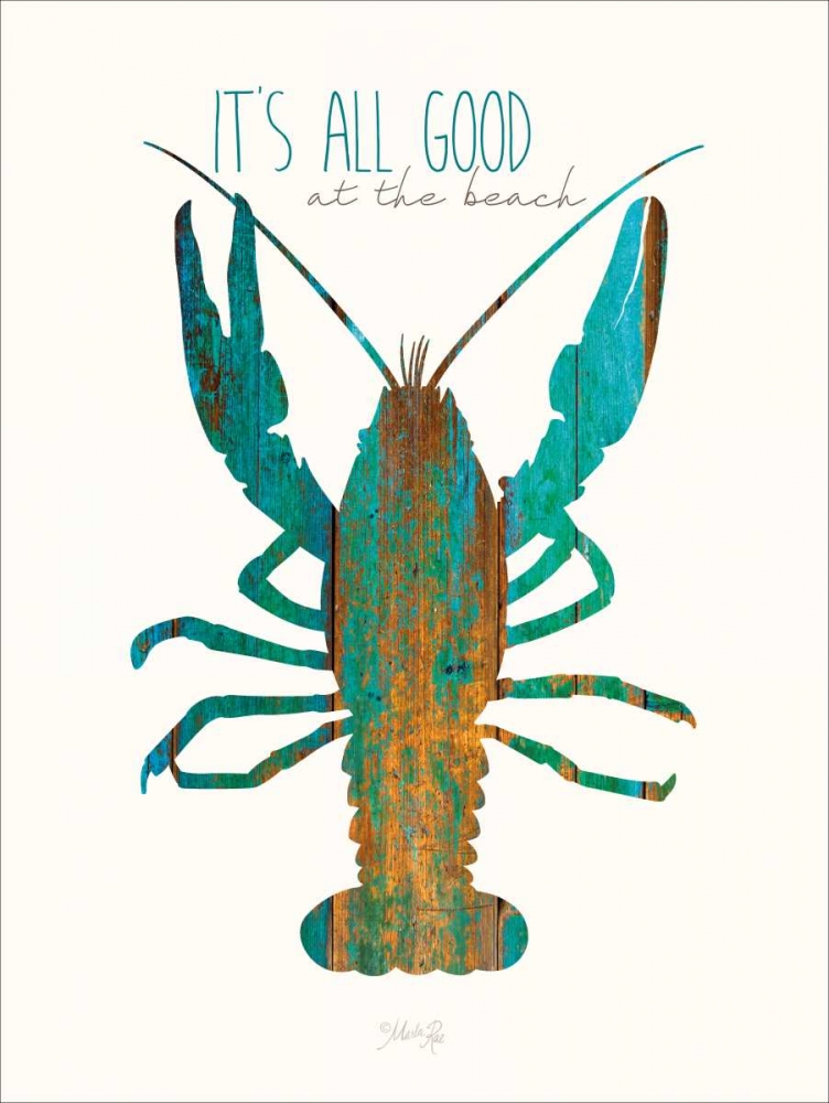 Its All Good at the Beach art print by Marla Rae for $57.95 CAD