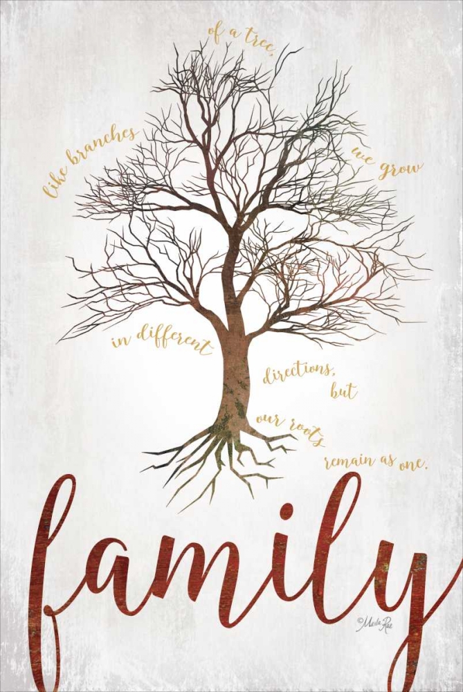 Family Tree art print by Marla Rae for $57.95 CAD