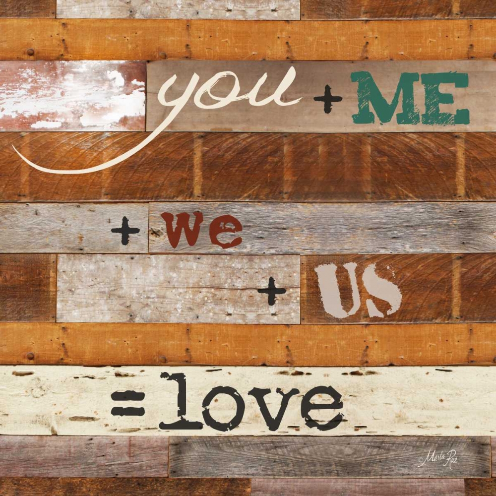 You + Me art print by Marla Rae for $57.95 CAD
