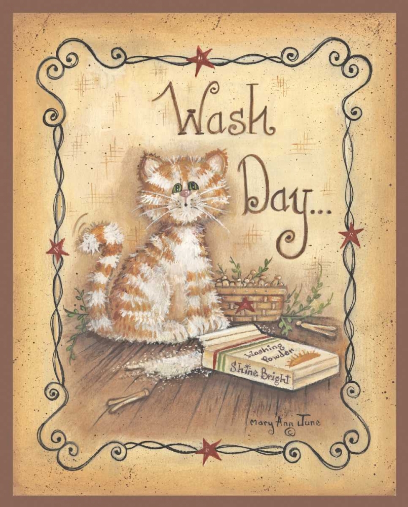 Wash Day art print by Mary Ann June for $57.95 CAD