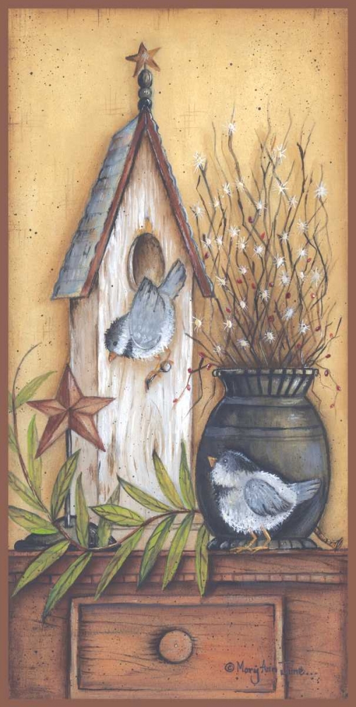 Nest for Two art print by Mary Ann June for $57.95 CAD