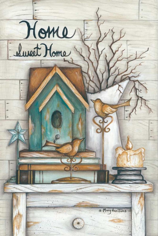 Home Sweet Home art print by Mary Ann June for $57.95 CAD