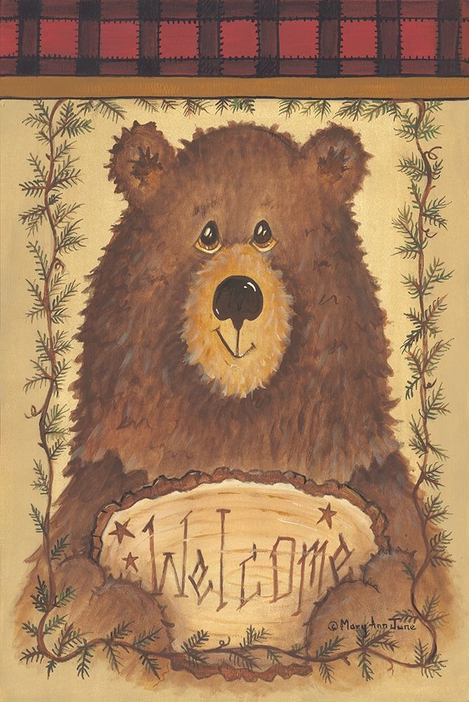 Woodsy Welcome art print by Mary Ann June for $57.95 CAD