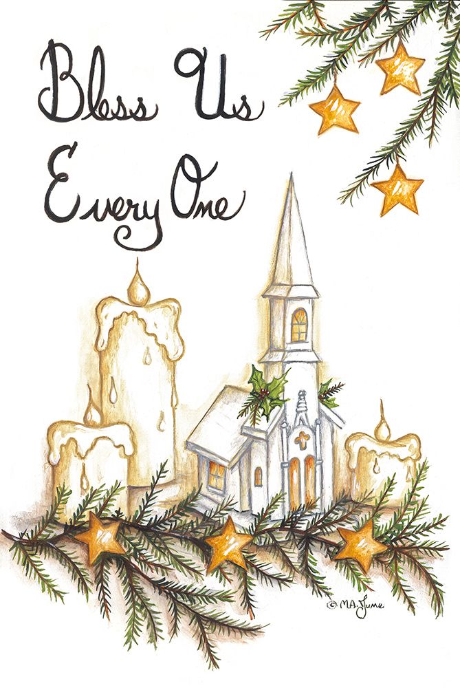 Bless Us Everyone art print by Mary Ann June for $57.95 CAD