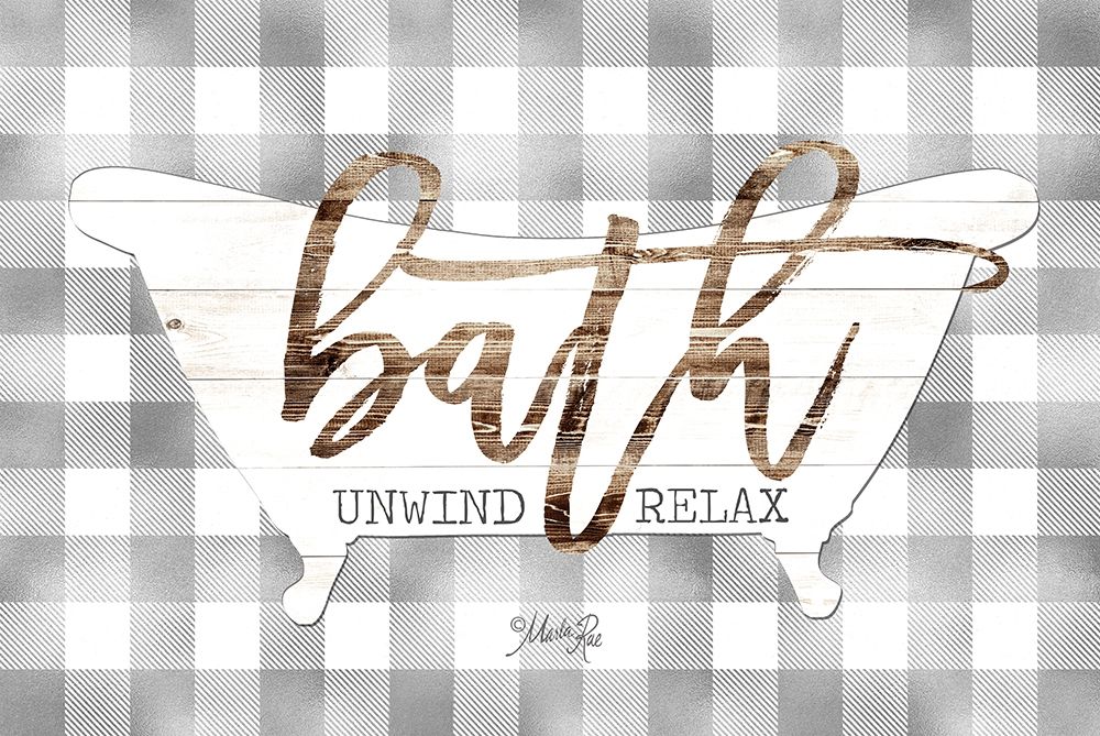 Bath - Unwind and Relax art print by Marla Rae for $57.95 CAD