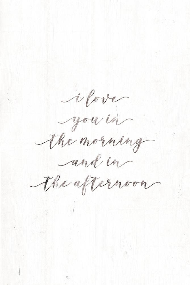 I Love You in the Morning art print by Marla Rae for $57.95 CAD