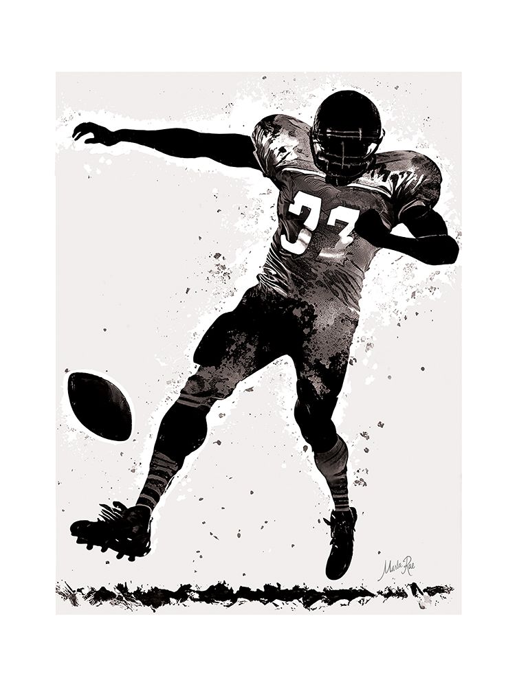 Football Player art print by Marla Rae for $57.95 CAD