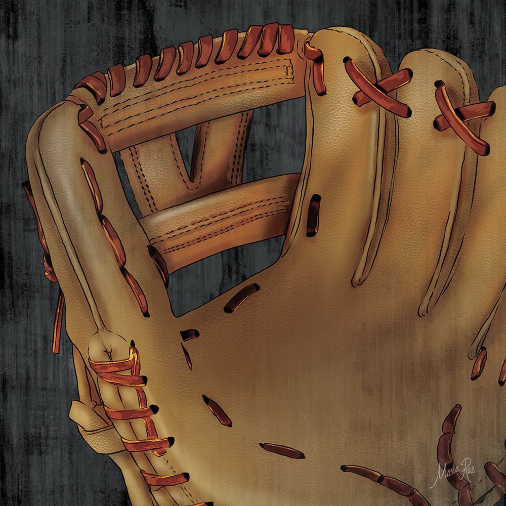 Baseball Glove art print by Marla Rae for $57.95 CAD