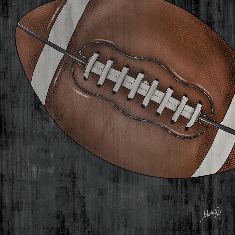 Football art print by Marla Rae for $57.95 CAD