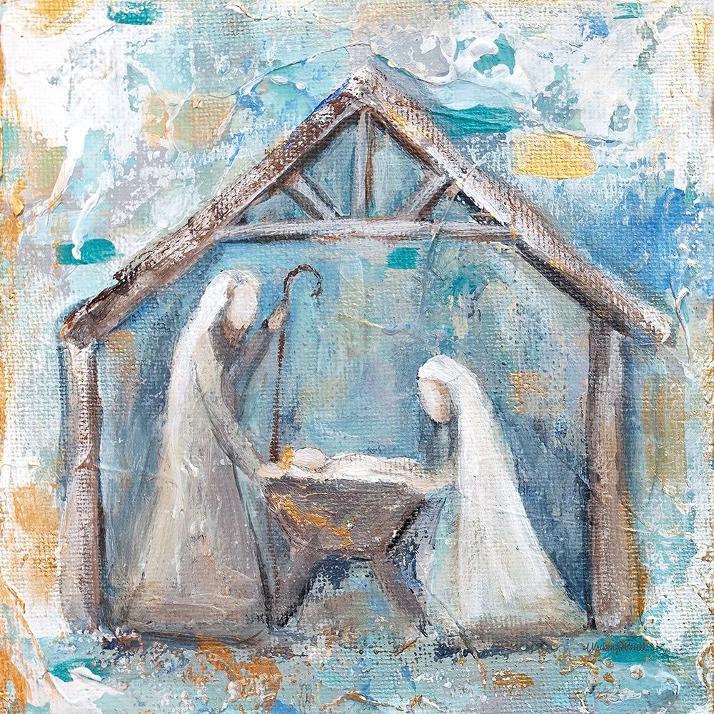 Nativity art print by Mackenzie Kissell for $57.95 CAD