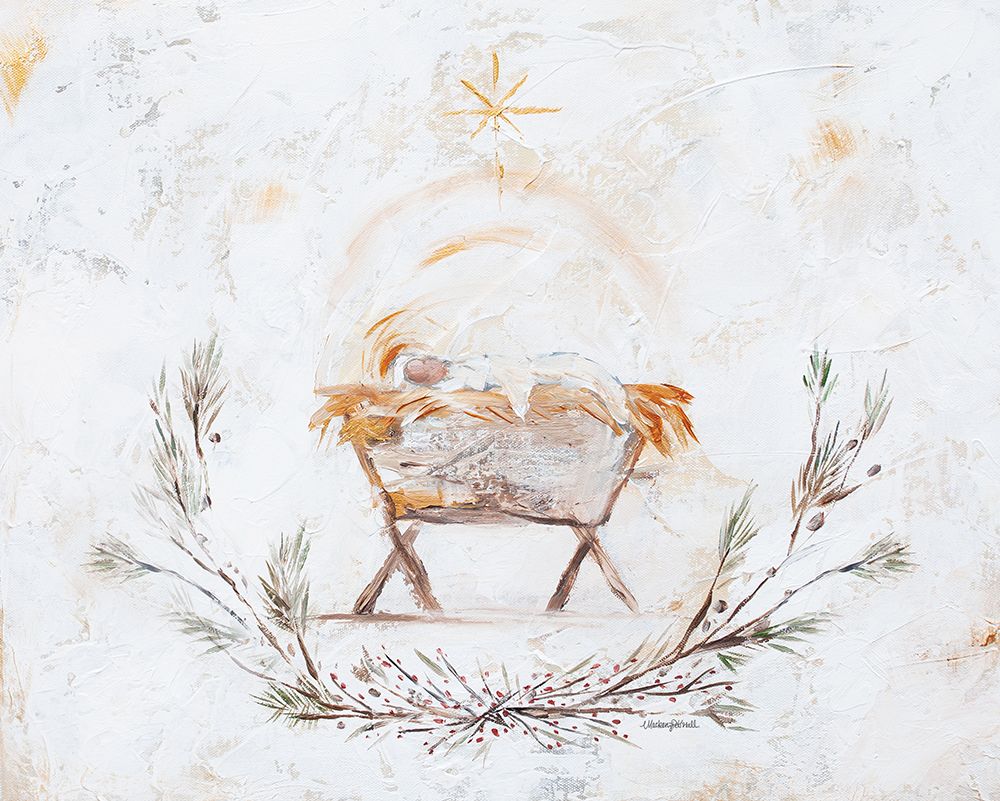 Away in a Manger art print by Mackenzie Kissell for $57.95 CAD