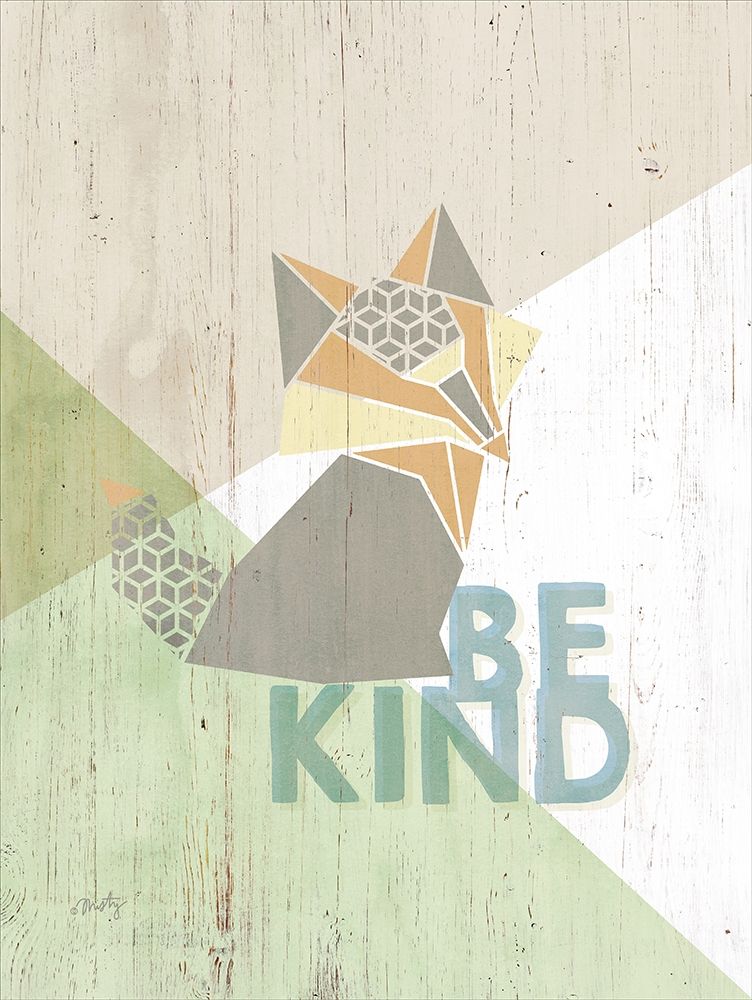 Be Kind Fox art print by Misty Michelle for $57.95 CAD