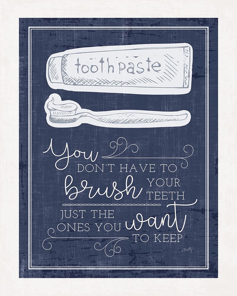 Brush Your Teeth    art print by Misty Michelle for $57.95 CAD