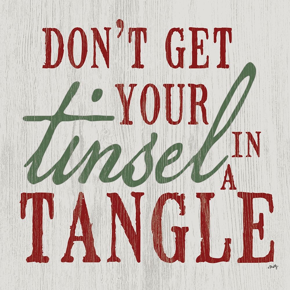 Tinsel in a Tangle art print by Misty Michelle for $57.95 CAD