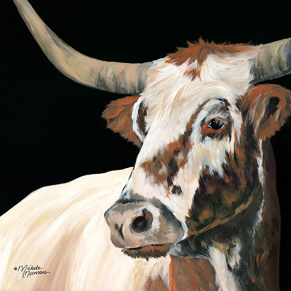 Longhorn Love art print by Michele Norman for $57.95 CAD