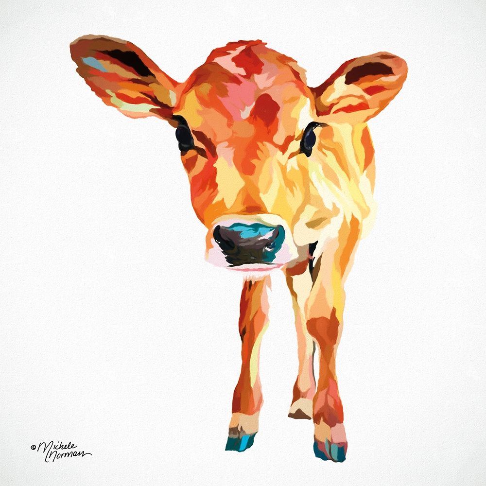 Cute Little Calf art print by Michele Norman for $57.95 CAD