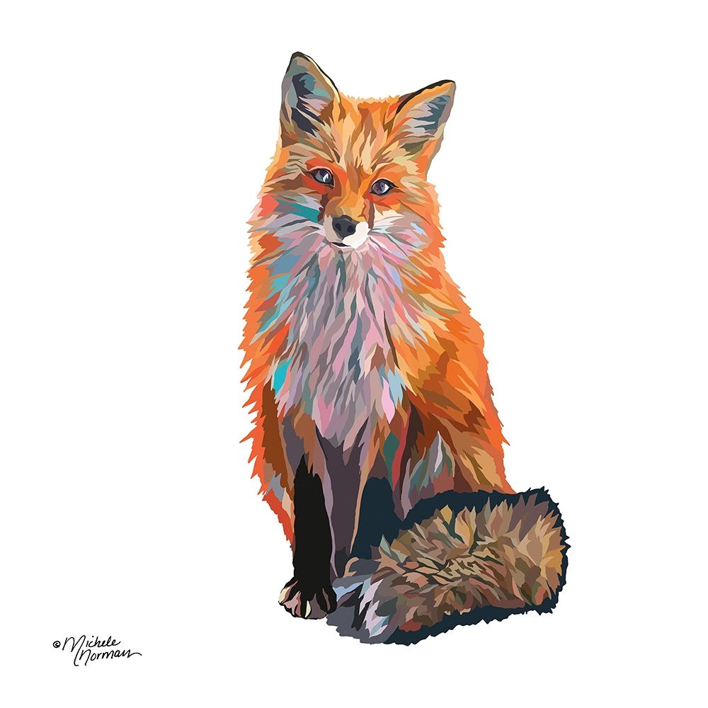 Fox art print by Michele Norman for $57.95 CAD