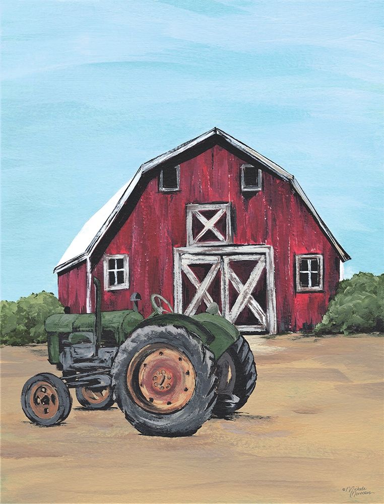 Park It in the Barnyard art print by Michele Norman for $57.95 CAD