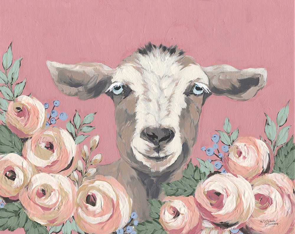 Goat in the Garden art print by Misty Michelle for $57.95 CAD