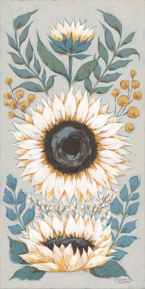 Sunflower Blooms art print by Michael Norman for $57.95 CAD