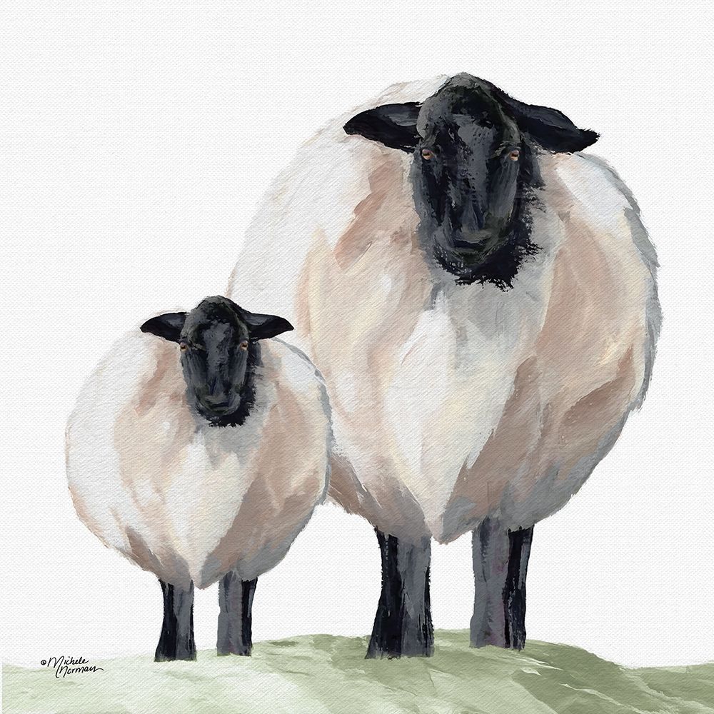 Sheep and Lamb art print by Michele Norman for $57.95 CAD