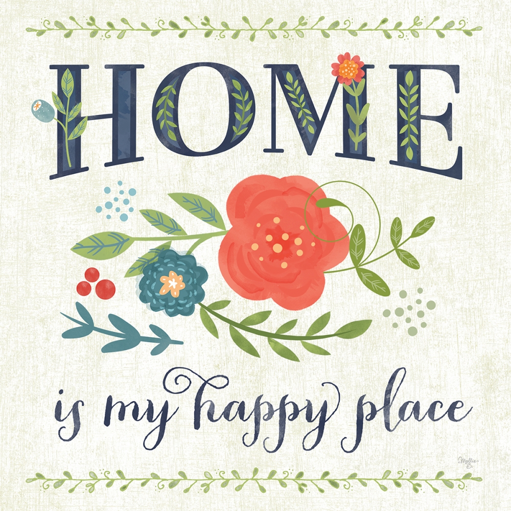 Happy Home art print by Mollie B. for $57.95 CAD