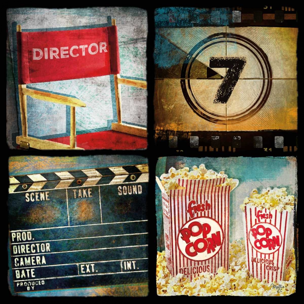 At the Movies II art print by Mollie B. for $57.95 CAD