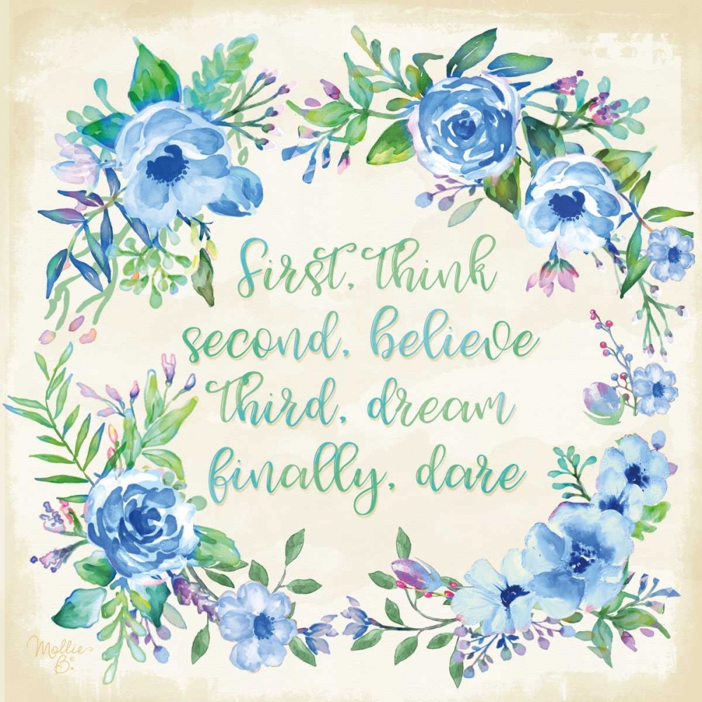 Think, Believe, Dream, Dare art print by Mollie B. for $57.95 CAD
