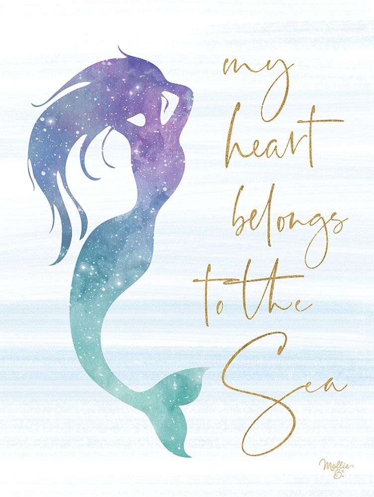 My Heart Belongs to the Sea art print by Mollie B. for $57.95 CAD