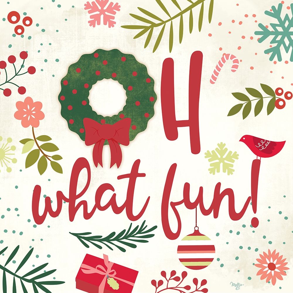 Oh What Fun! art print by Mollie B. for $57.95 CAD