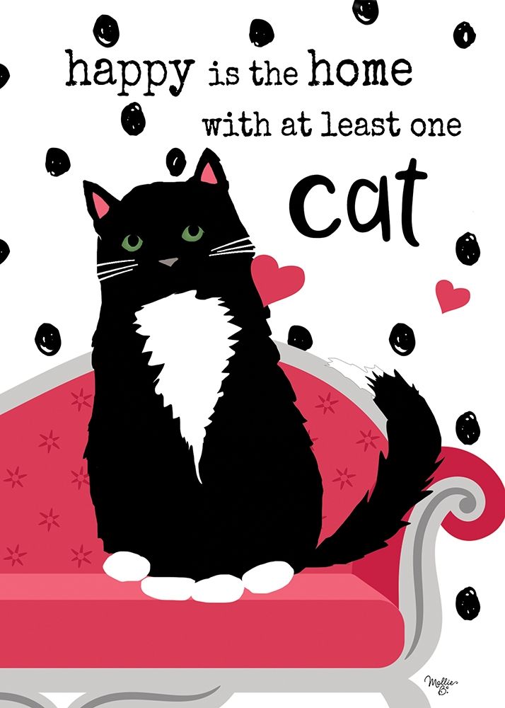 At Least One Cat art print by Mollie B. for $57.95 CAD