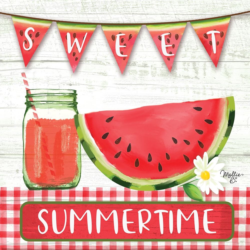 Sweet Summertime art print by Mollie B. for $57.95 CAD