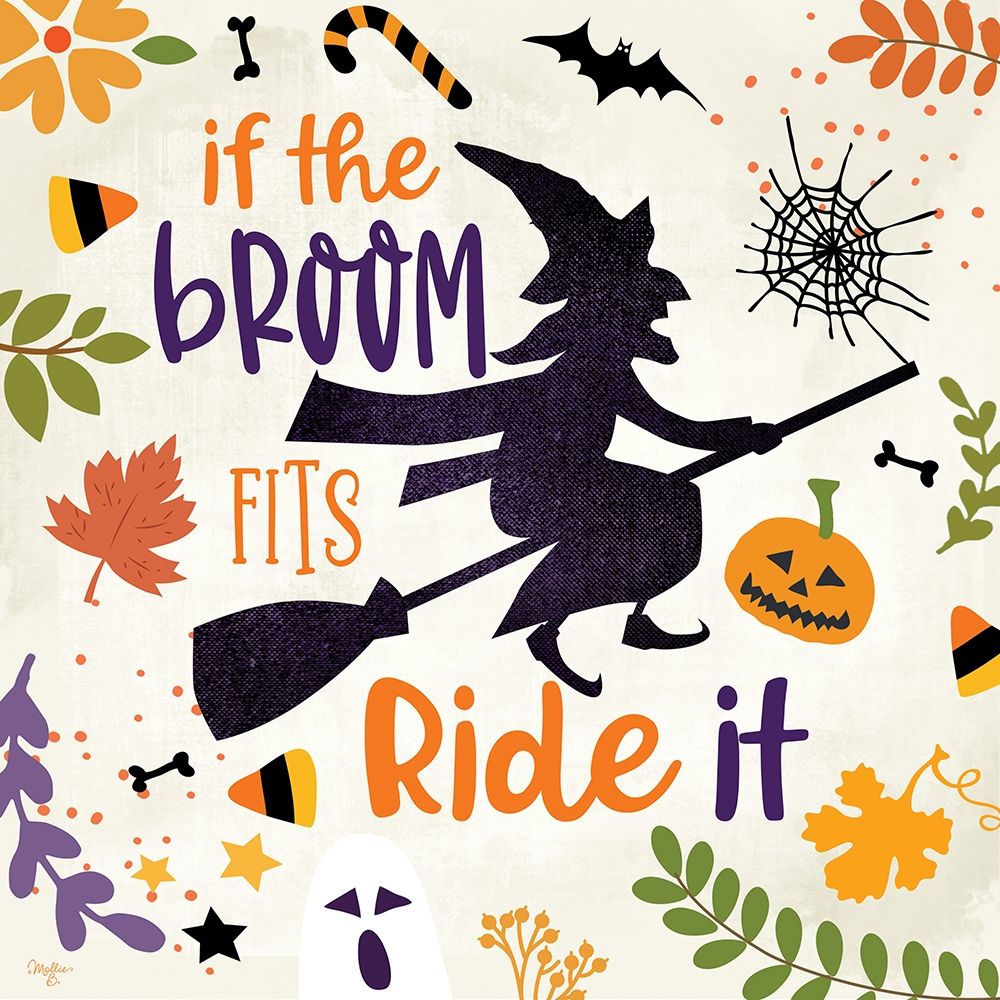 If the Broom Fits art print by Mollie B. for $57.95 CAD