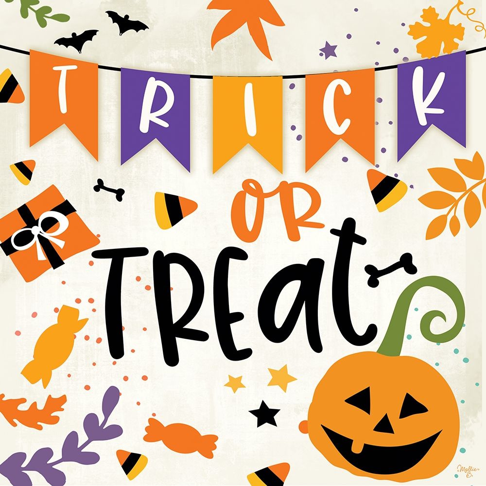 Trick or Treat art print by Mollie B. for $57.95 CAD