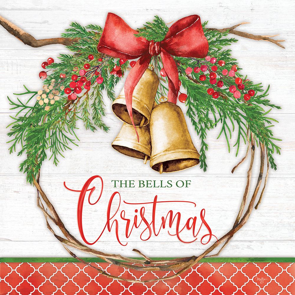 The Bells of Christmas art print by Mollie B. for $57.95 CAD
