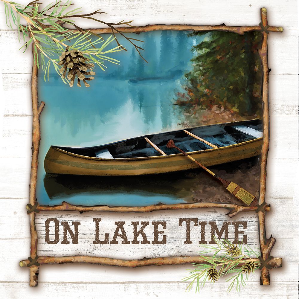 On Lake Time art print by Mollie B. for $57.95 CAD
