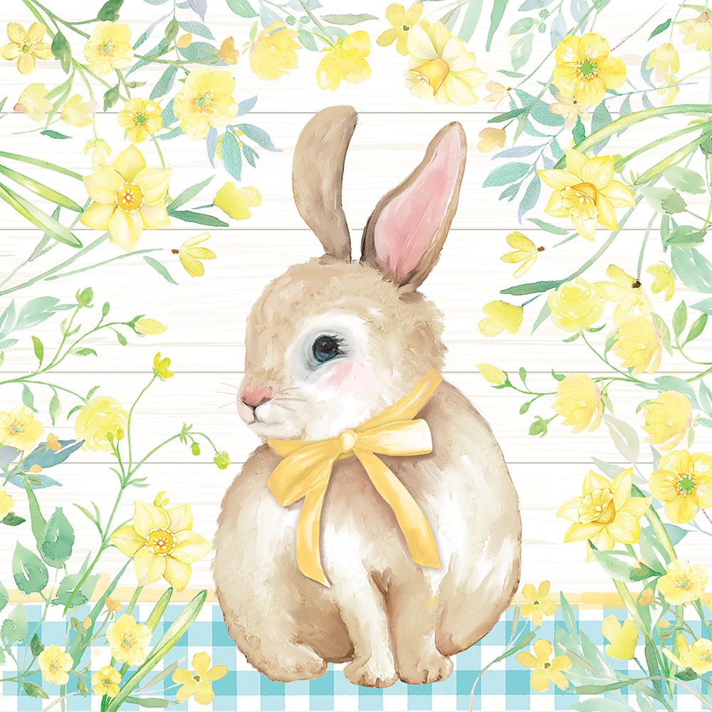 Easter Bunny And Daffodils I art print by Mollie B. for $57.95 CAD